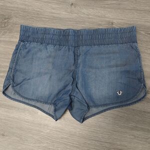 Denim Blue Athletic Shorts